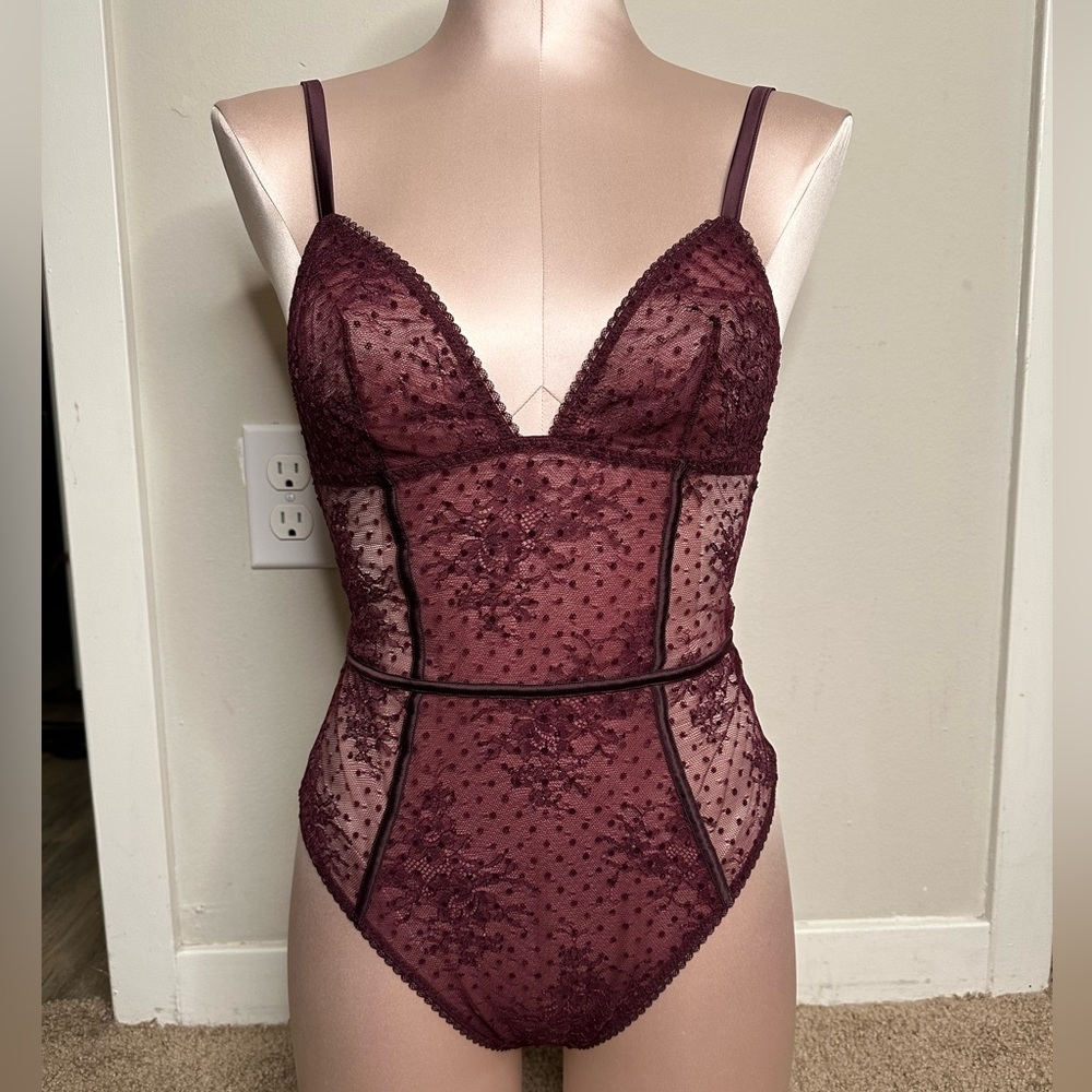 Flocked Dot Teddy - image 1